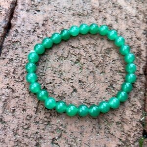 6mm Handmade Green Aventurine Agate Bracelet